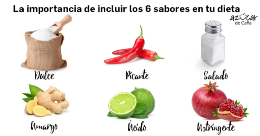 Hablemos de azúcar - La importancia de incluir los 6 sabores ...